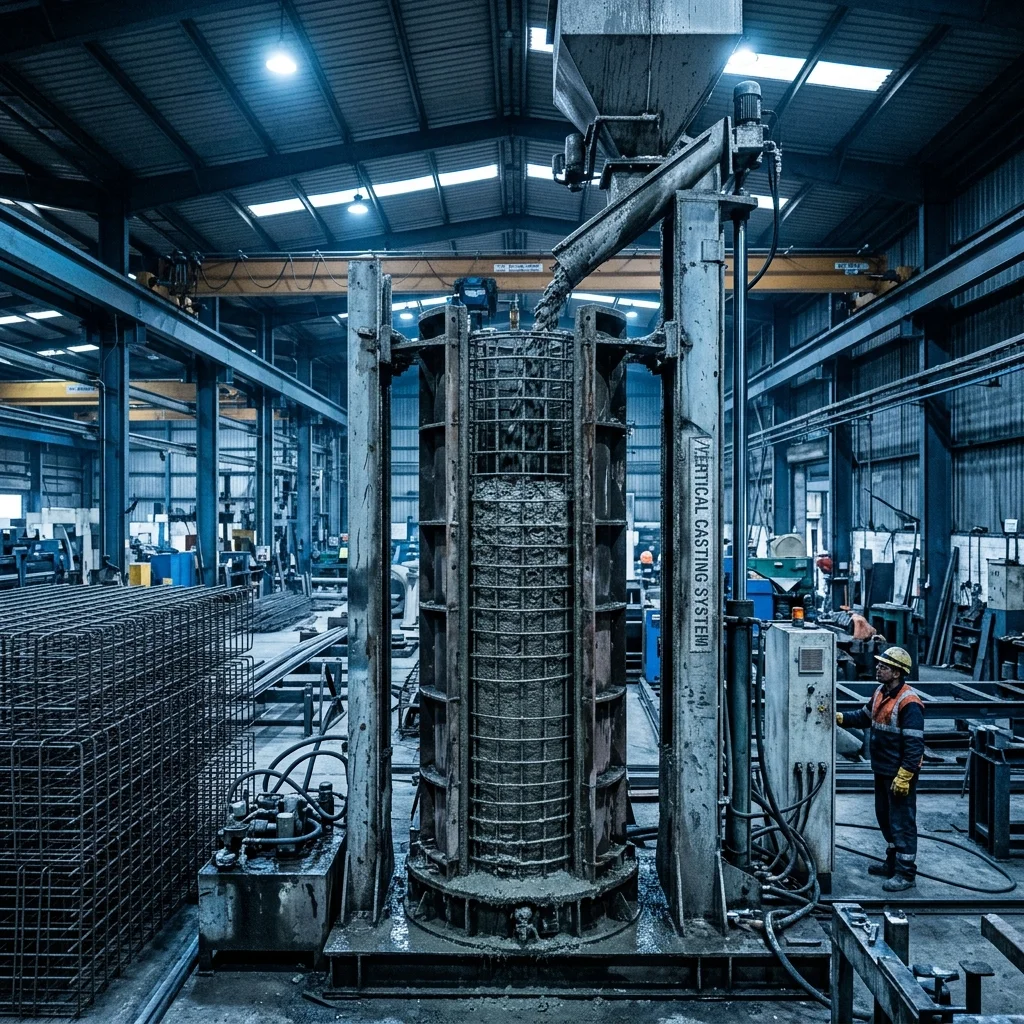 Automated precast plant